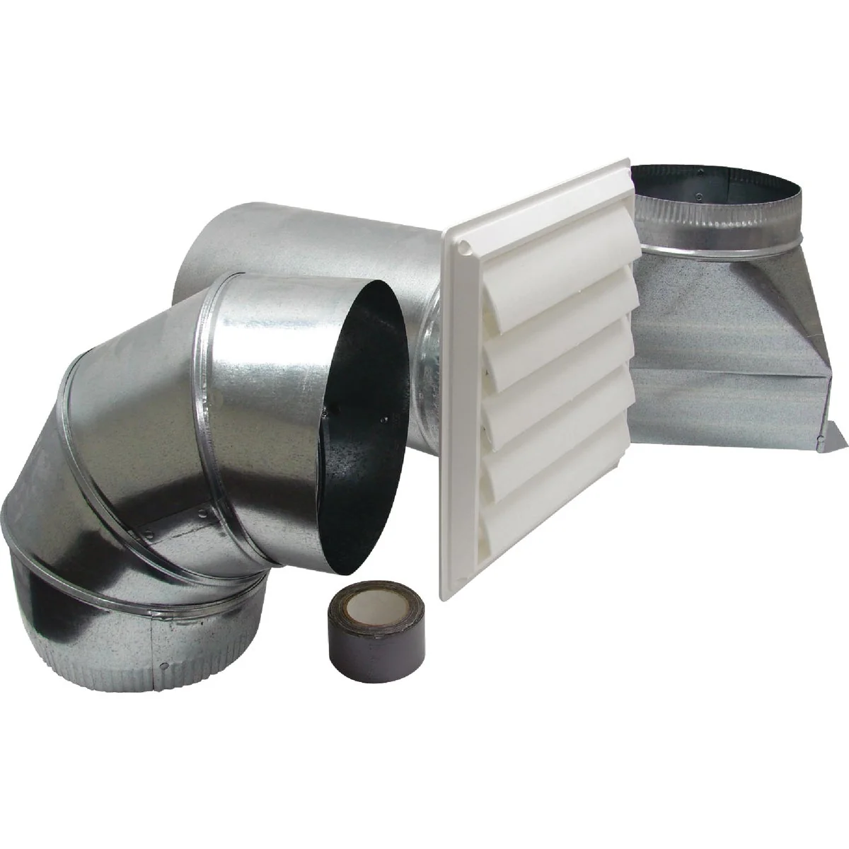 Breathable Lambro 7 In. Range Hood Vent Kit for Wall Versatile