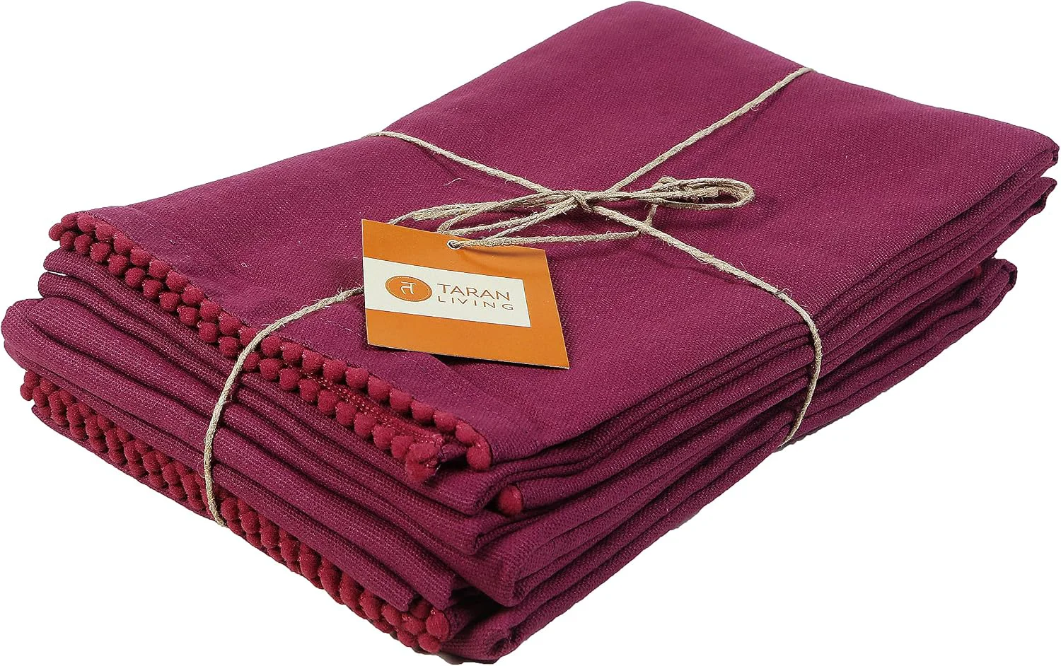 Comfortable TARAN LIVING Grape Cotton Kitchen Cloths - Pack of 6 Dependable