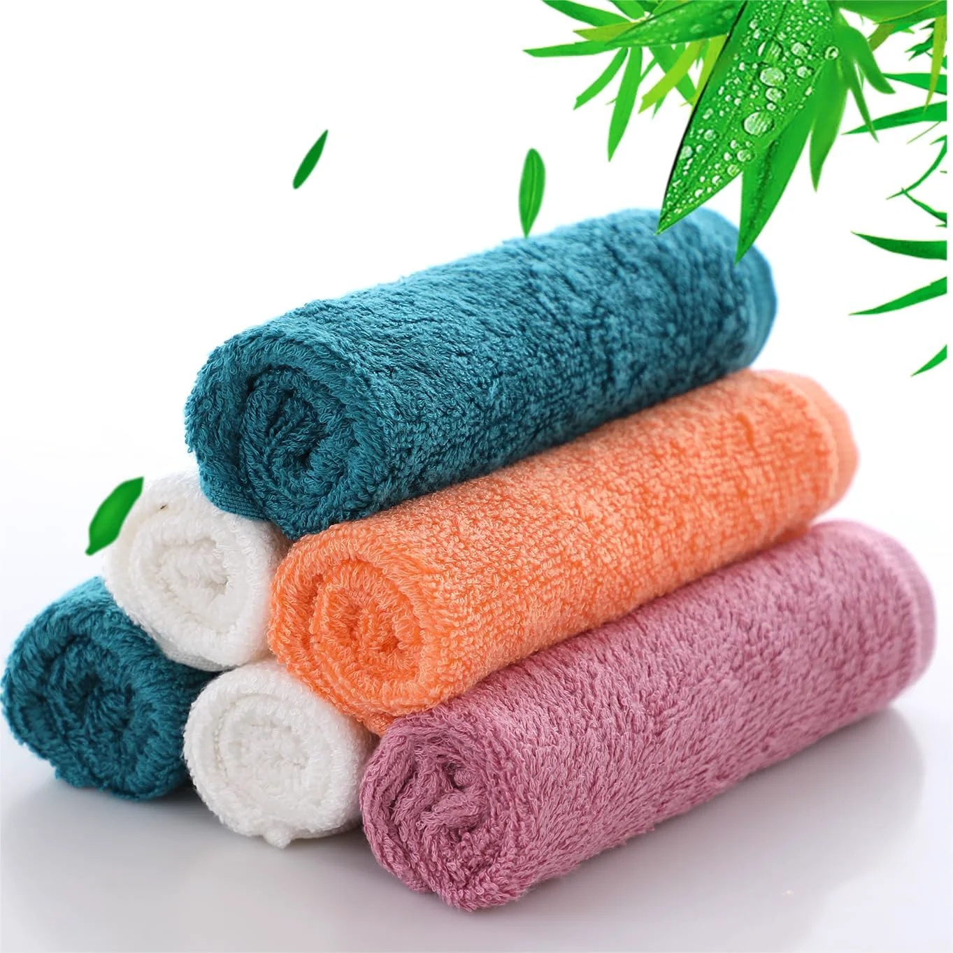 Official Dish Wash Cloths 6 Pack Reusable Cleaning Cloth 14”x10” Multi-Color Prestigious