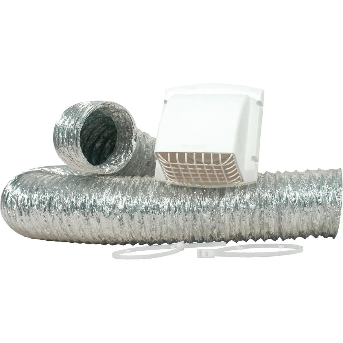 Top-Quality Dundas Jafine White Gas or Electric Dryer Vent Kit 4-Piece Original Design