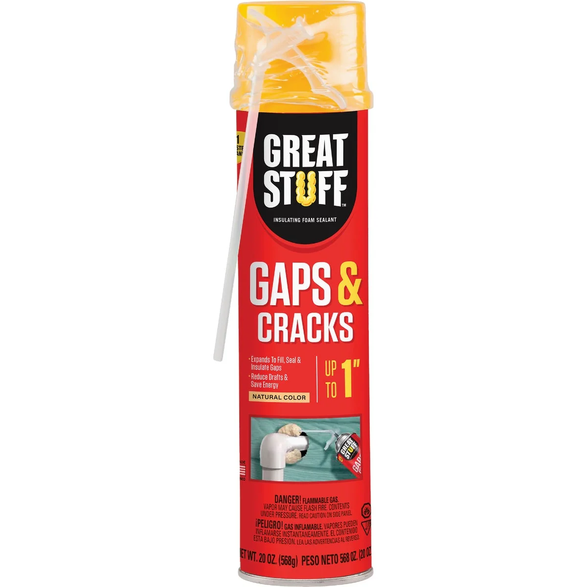 Advanced Great Stuff 20 Oz. Gaps Cracks Green