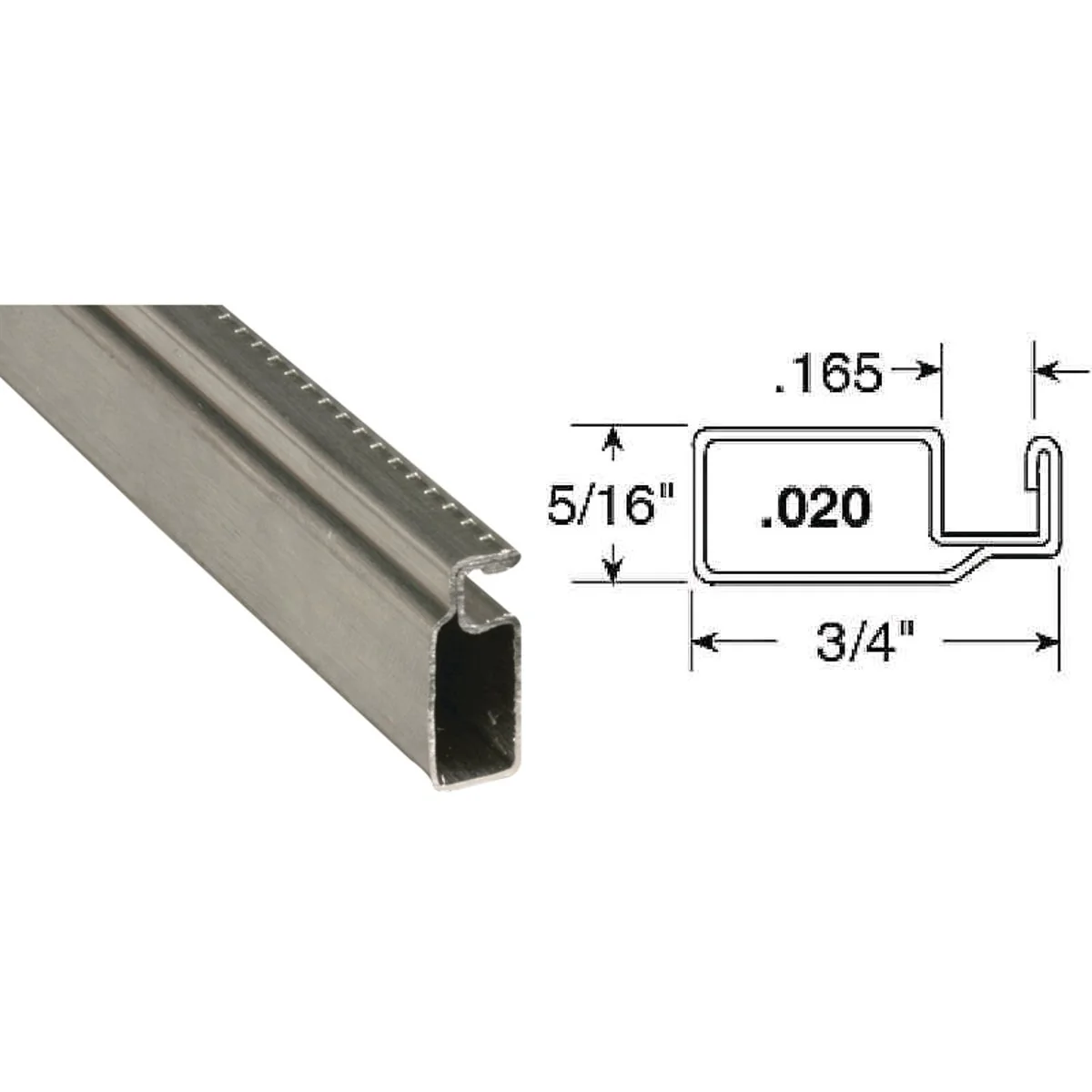 Efficient Prime-Line Make-2-Fit 3 4 x 5 16 x 72 Mill Aluminum Screen Frame Trusted