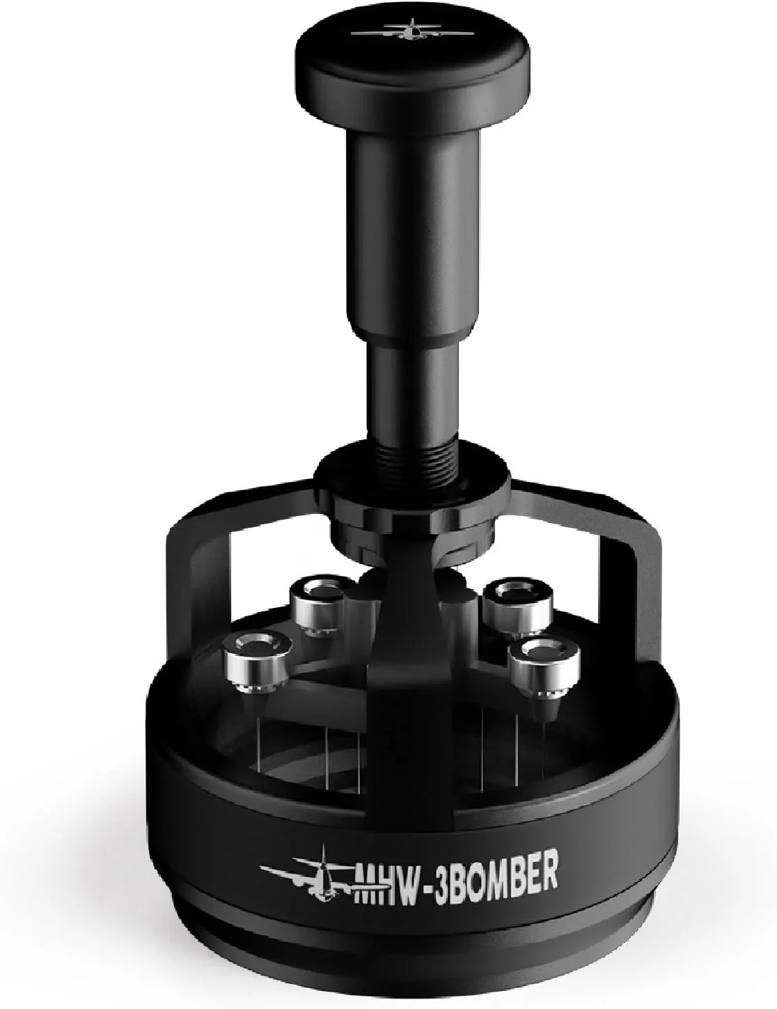 Smart MHW-3BOMBER WDT Tool Espresso 51mm Adjustable Depth Needle Espresso Stirrer Tool Espresso Distribution Tool with Magnetic Base for Barista l 0.25mm x 14 Needles YU Series Cyclone T5958-OS Expertly Made