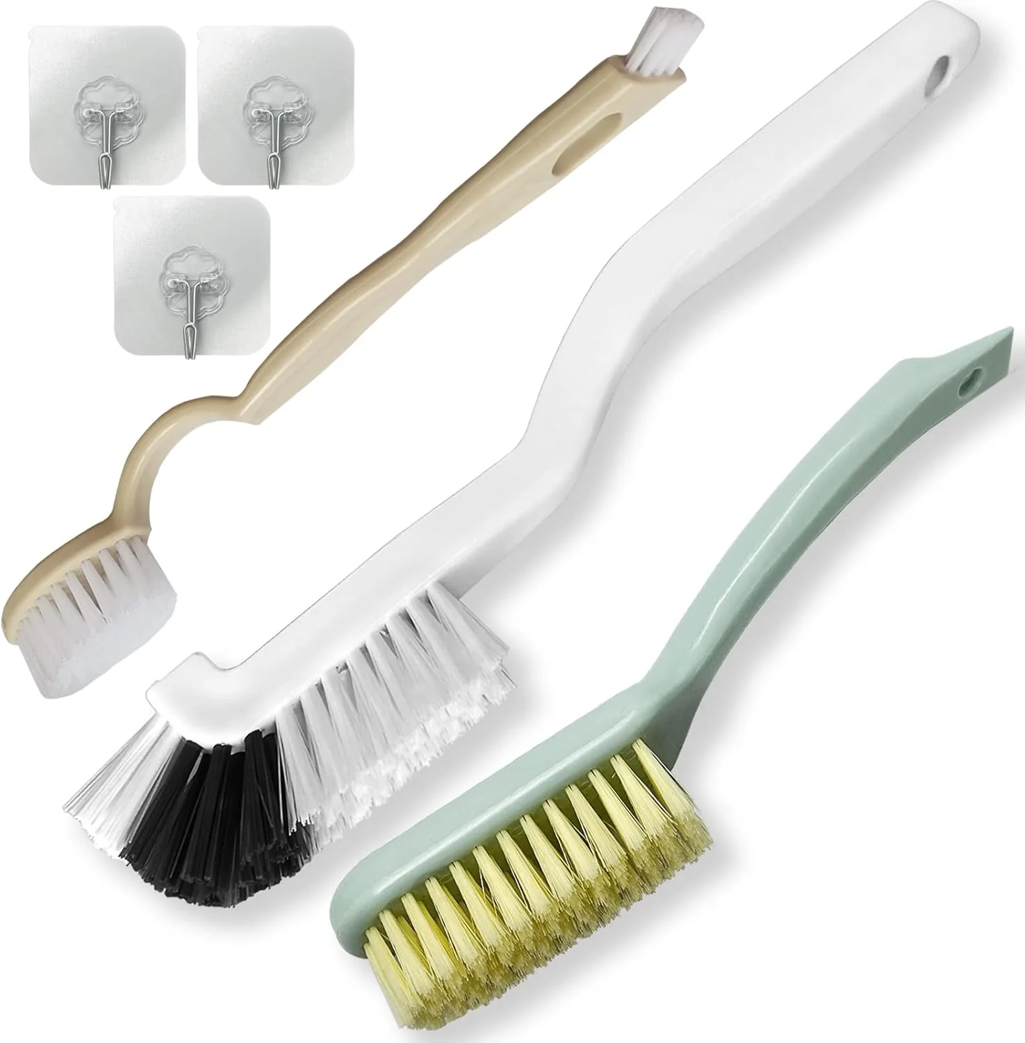 Stylish Cleaning Brush Shoe Kitchen Bottle Brush Sink Bathroom Household Dish Pot Pan Edge Corners Tile Lines Brush with Stiff Bristles Breathable