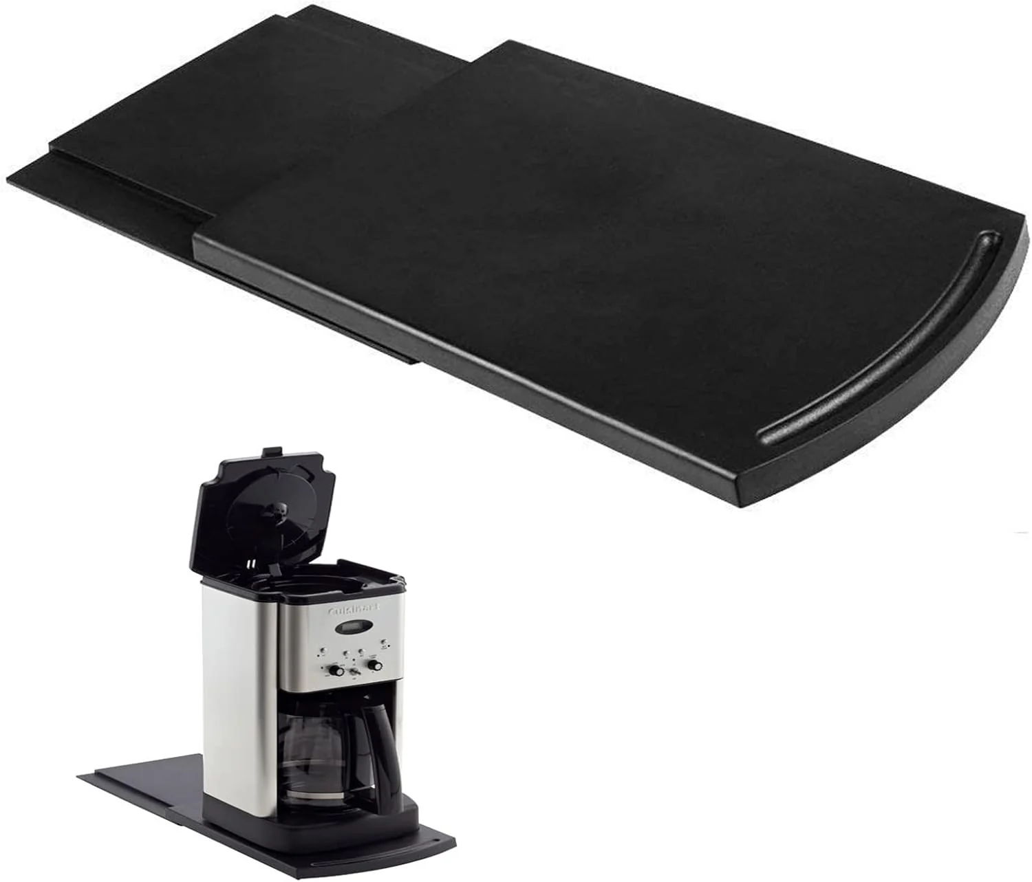 Solid HauSun Handy Sliding Tray Sliding Tray Mat for Coffee Maker Kitchen Appliance Moving Caddy Countertop Stoage for Air Fryer Blender Stand Mixer Food Processors 1 Set User-Friendly