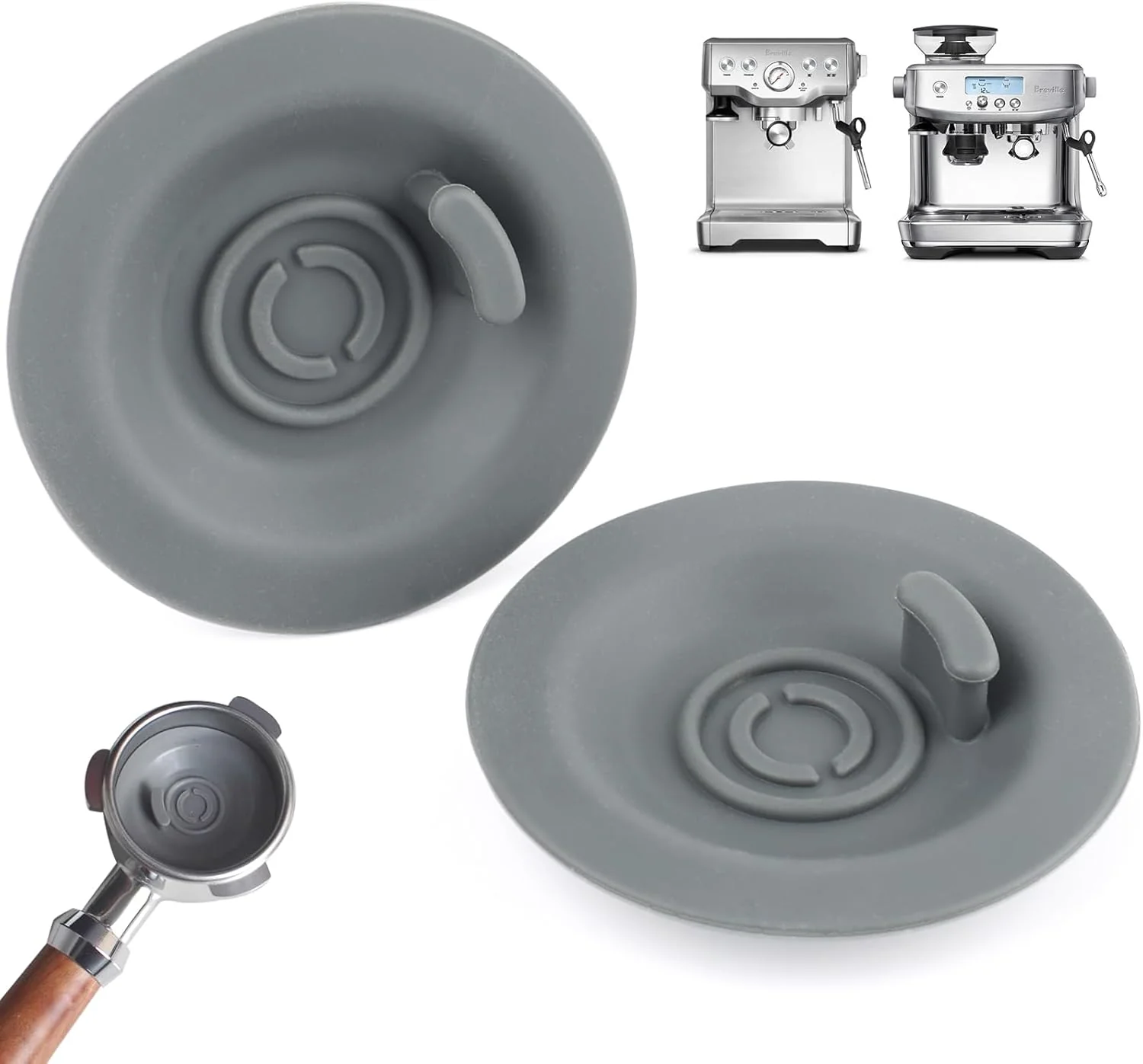 Long-Lasting 2Pack 54mm Espresso Backflush Cleaning Disc for Breville BES870XL 878 880 810BSS 840XL Machines Secure