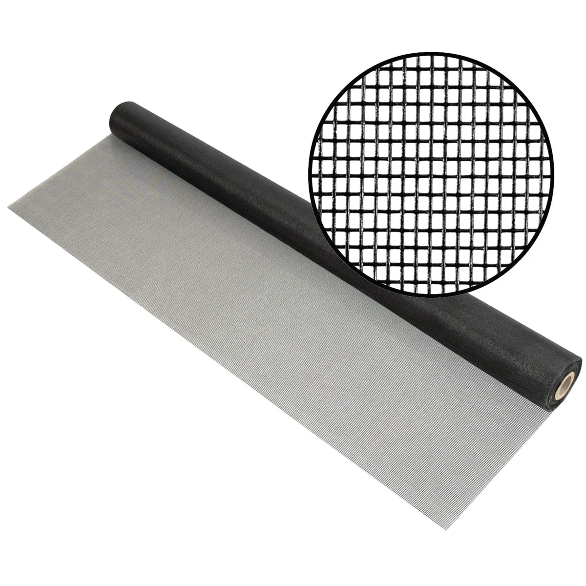 Powerful Phifer 36 In. x 100 Ft. Charcoal Fiberglass Pool Screen Fine Crafted