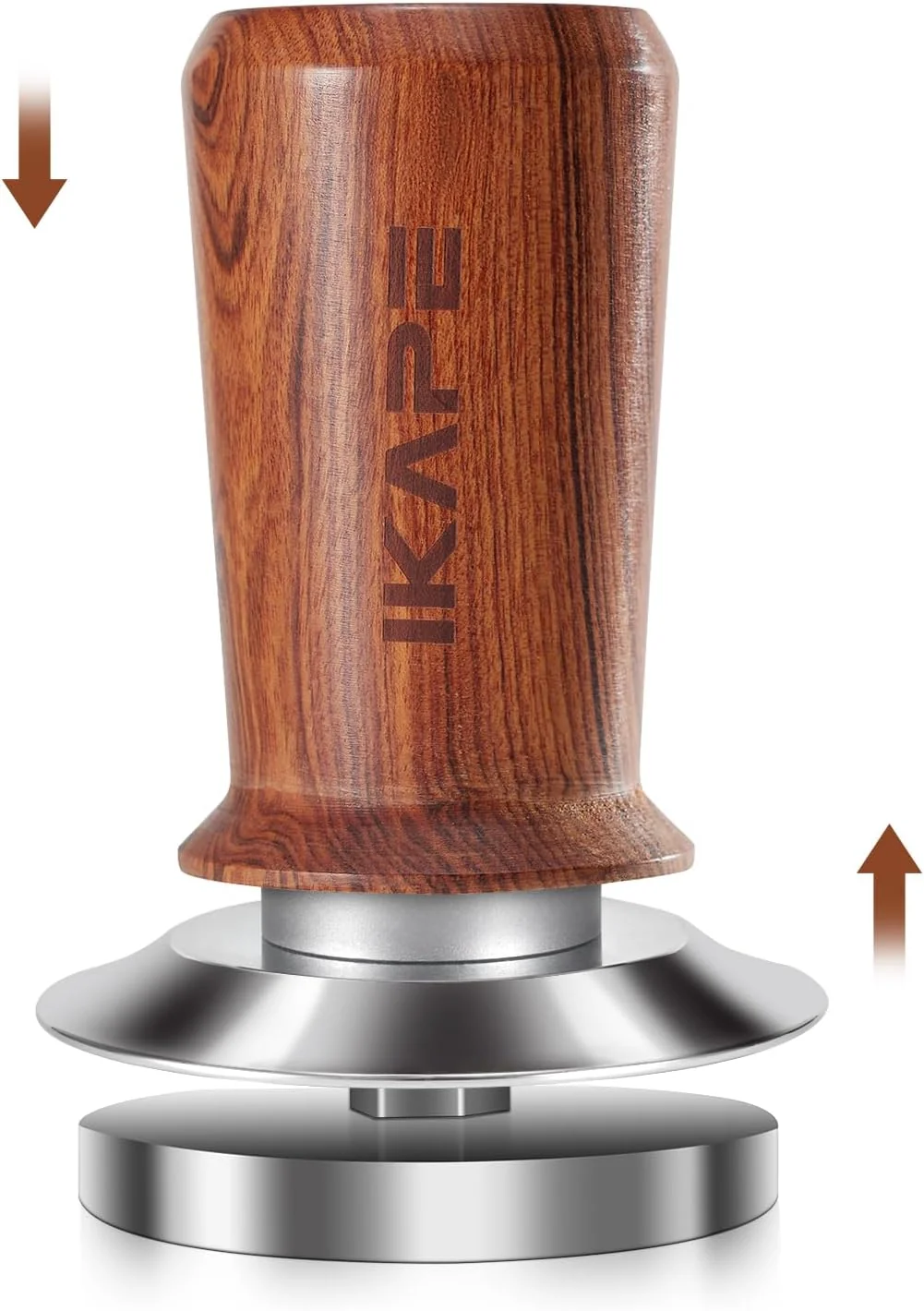 Durable Ikape 51mm Espresso Coffee Tamper Spring-loaded Calibrated Tamper with Premium Stainless Steel Reusable