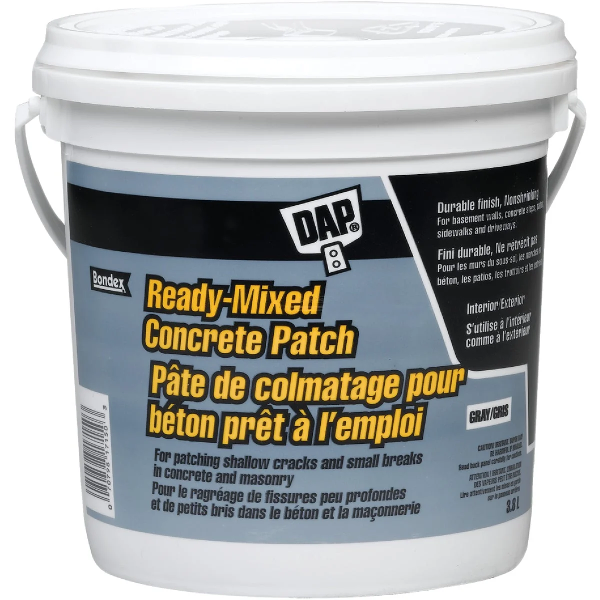Fashionable Dap Brand 1 Gal. Pre Mixed Concrete Patch Gray Sustainable