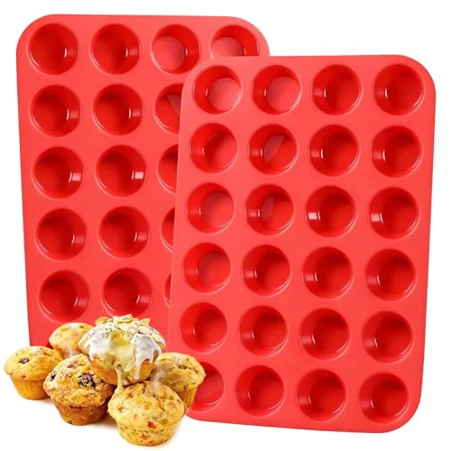 Casual Silicone Mini Muffin Pan 2 Count Artisan