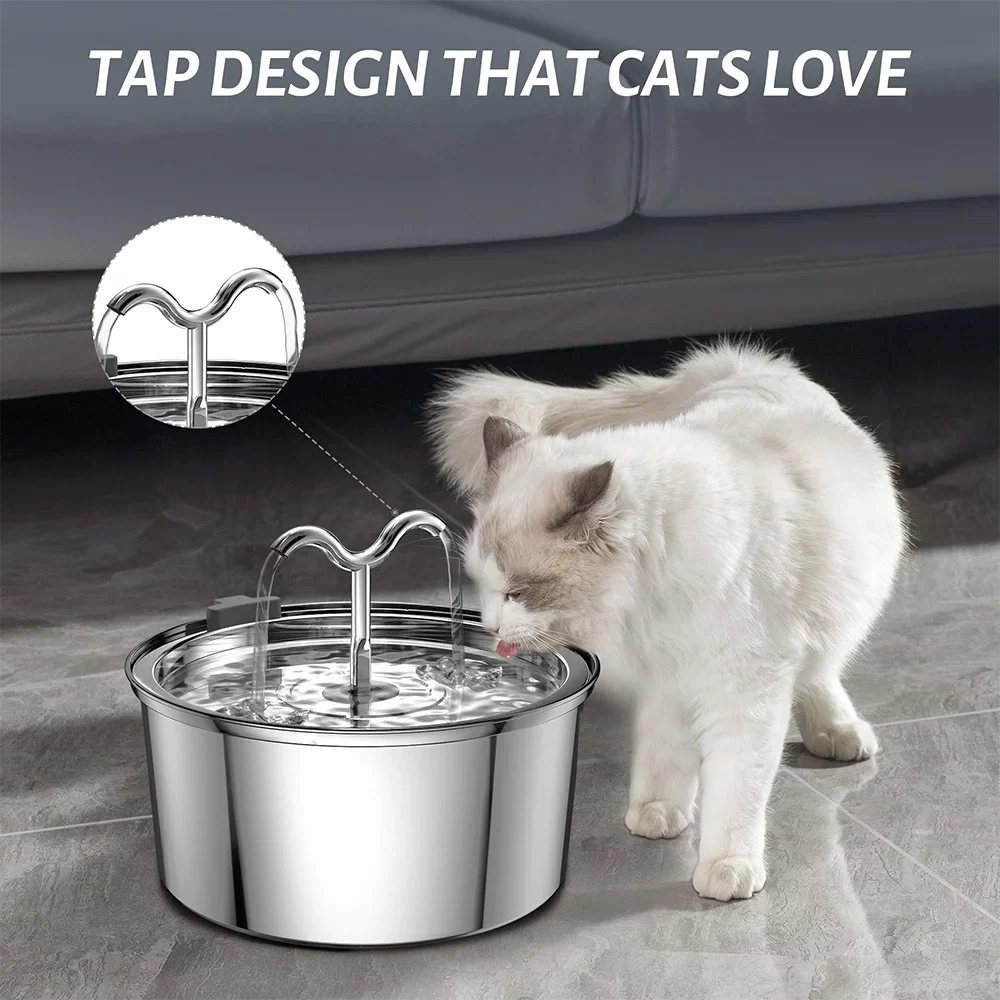Prestigious Fontaine à eau pour chat 3 2 L fontaine de circulation avec système de triple filtration gamelles d’eau multiples pour chats et chiensSPÉCIFICATIONS Healthy