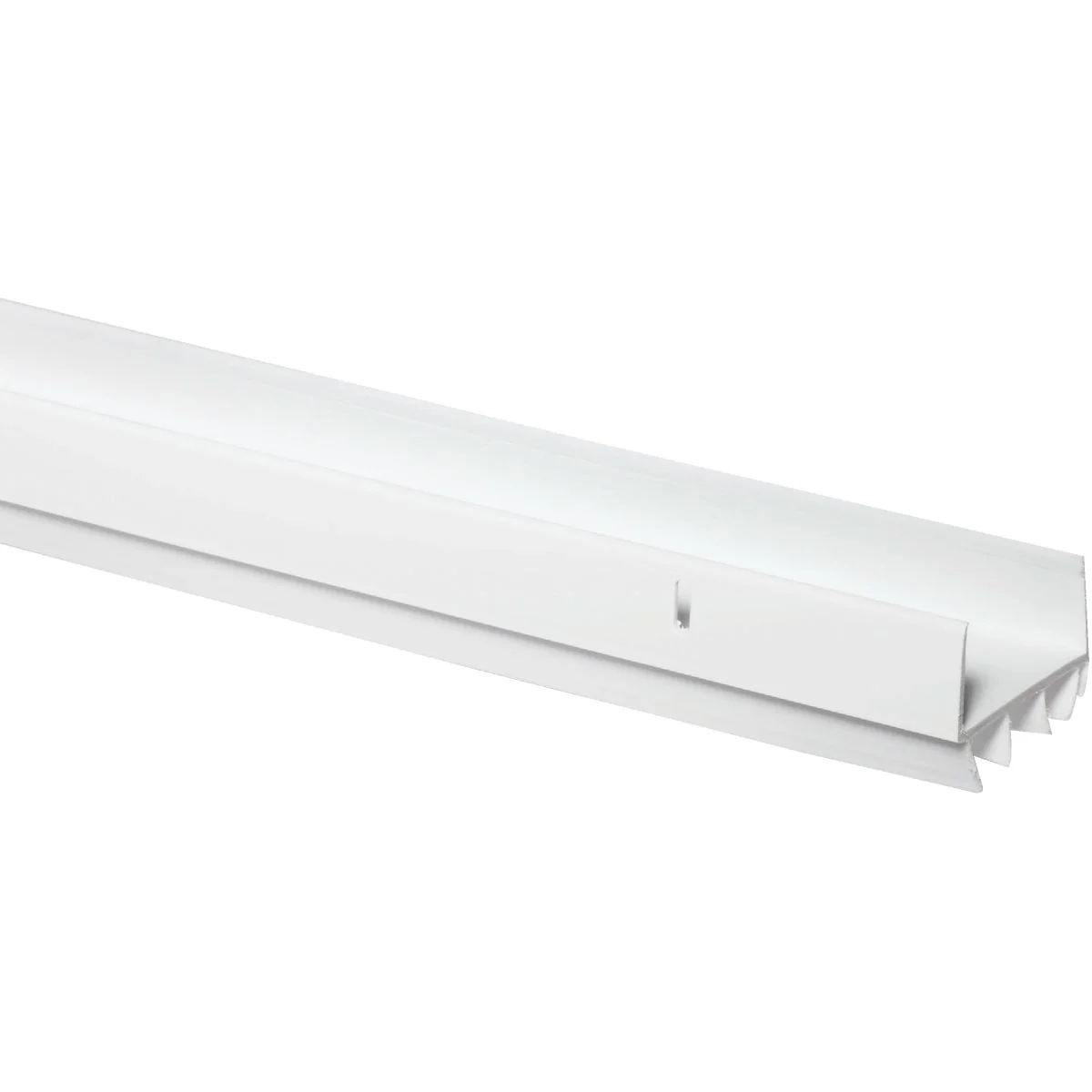 Efficient M-D 1.75 In. W. x 1.25 In. H. x 36 In. L. White Vinyl U-Shaped Door Bottom with Vinyl Fins for 1-3 4 In. Door Flexible