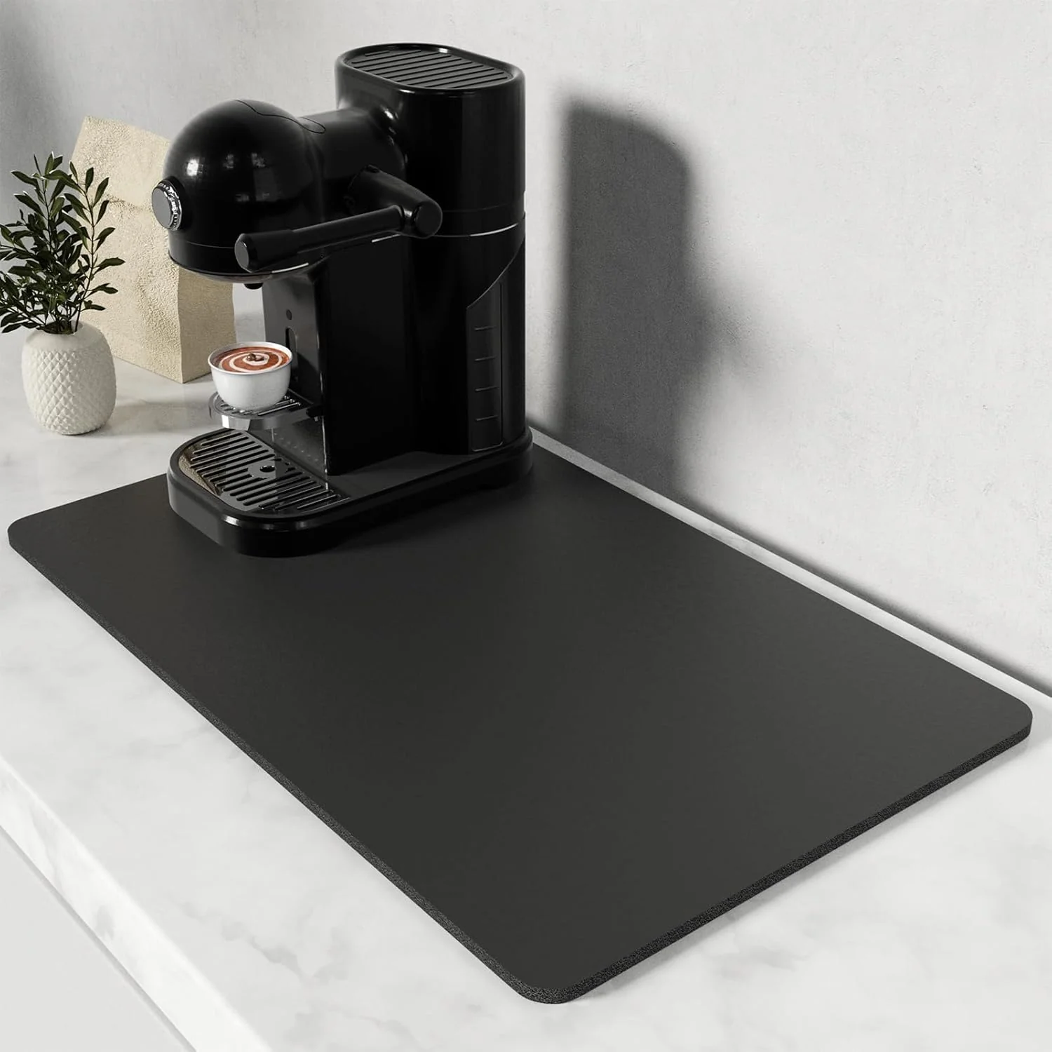 Excellent Rnivvi Coffee Mat 12 x 19 Coffee Bar Mats for Espresso Machine Station Accessories and Organizer Eco-Friendly
