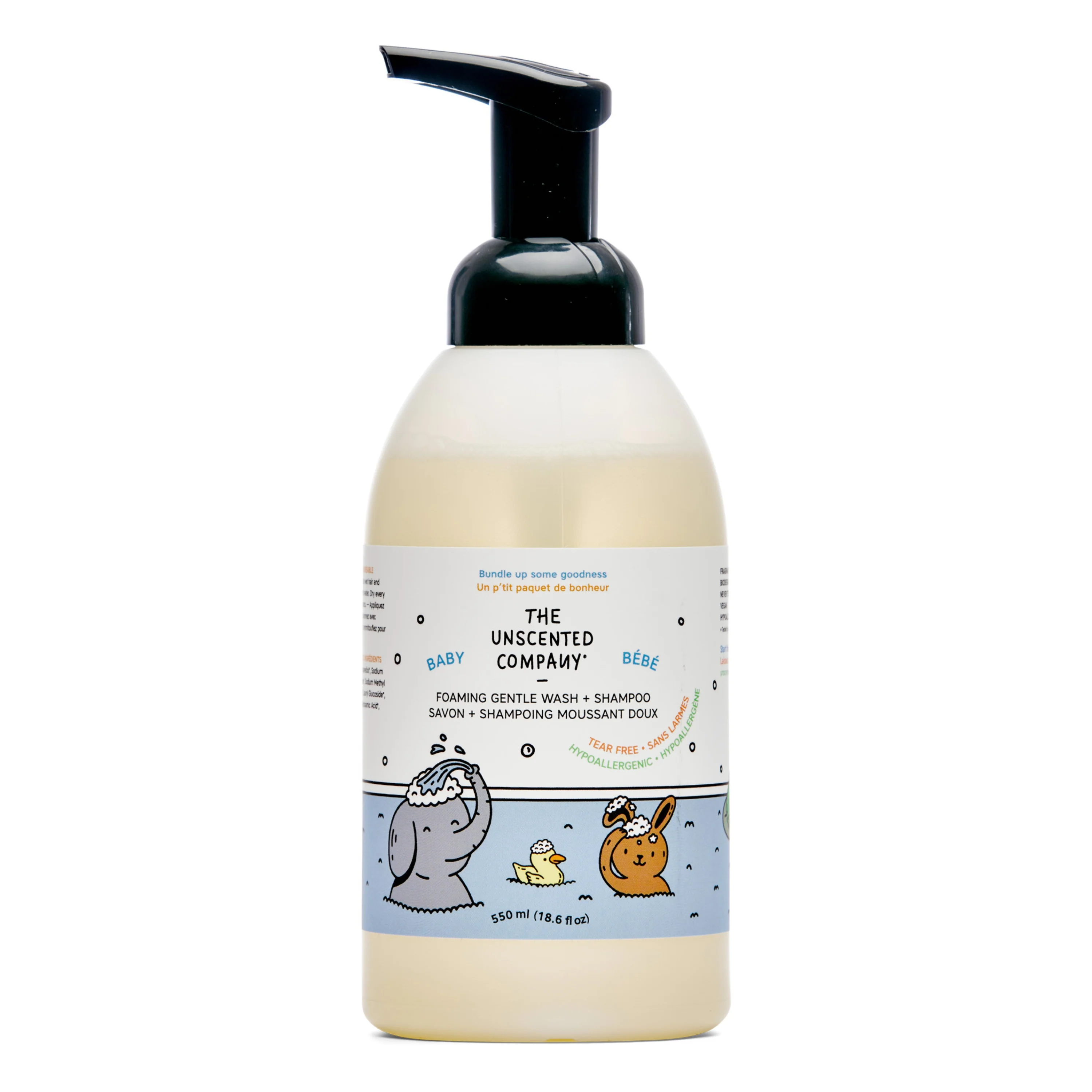 Powerful The Unscented Company Gentle Baby Wash Shampoo Green