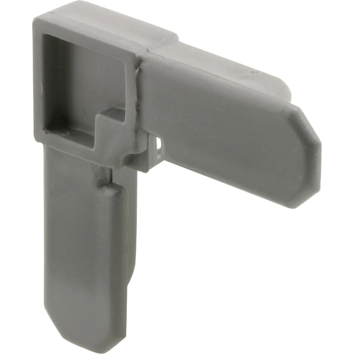 Solid Prime-Line 3 4 In. x 5 16 In. Gray Plastic Frame Corner 4-Count Premium