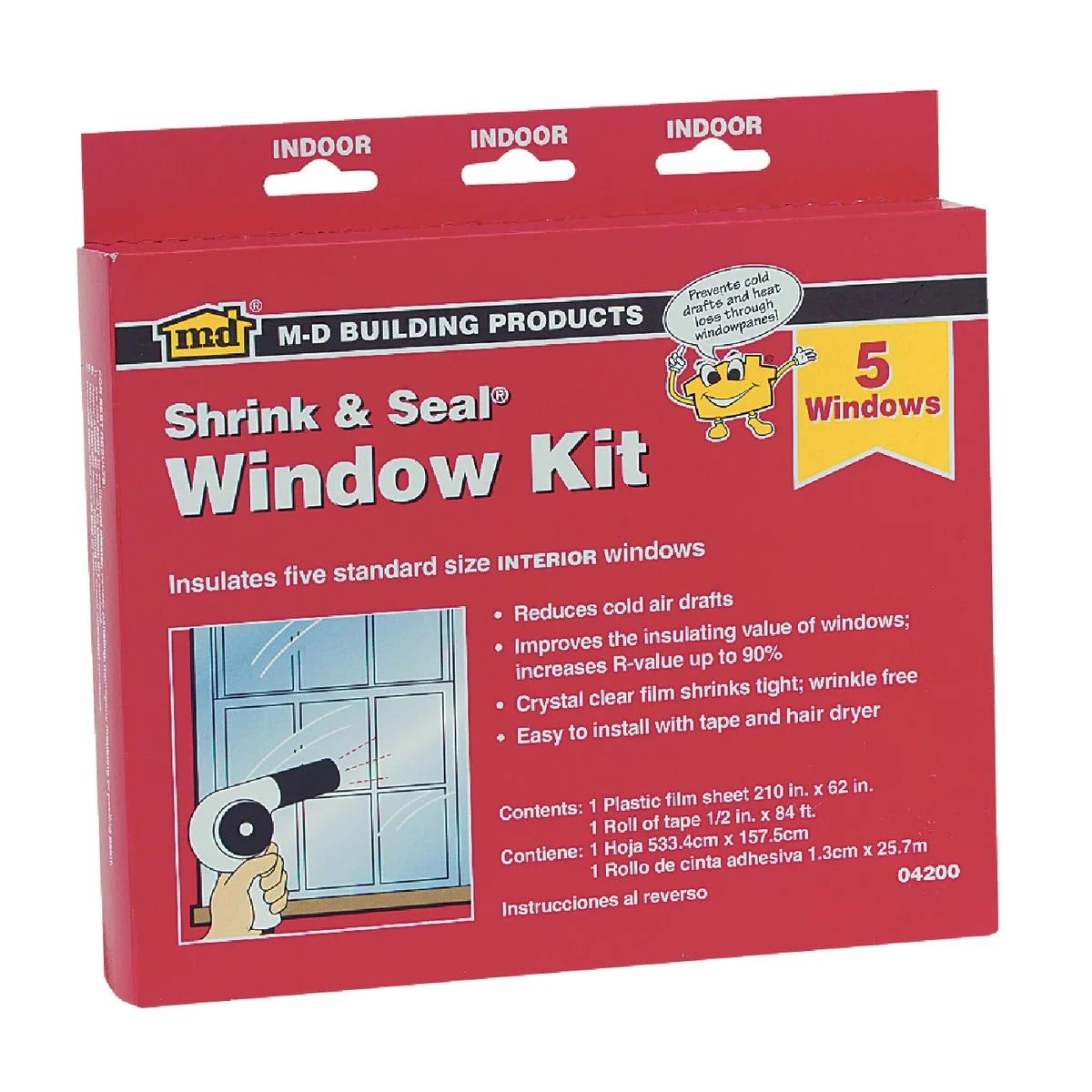Quality M-D 210 In. x 62 In. Indoor Window Insulation Kit Innovative