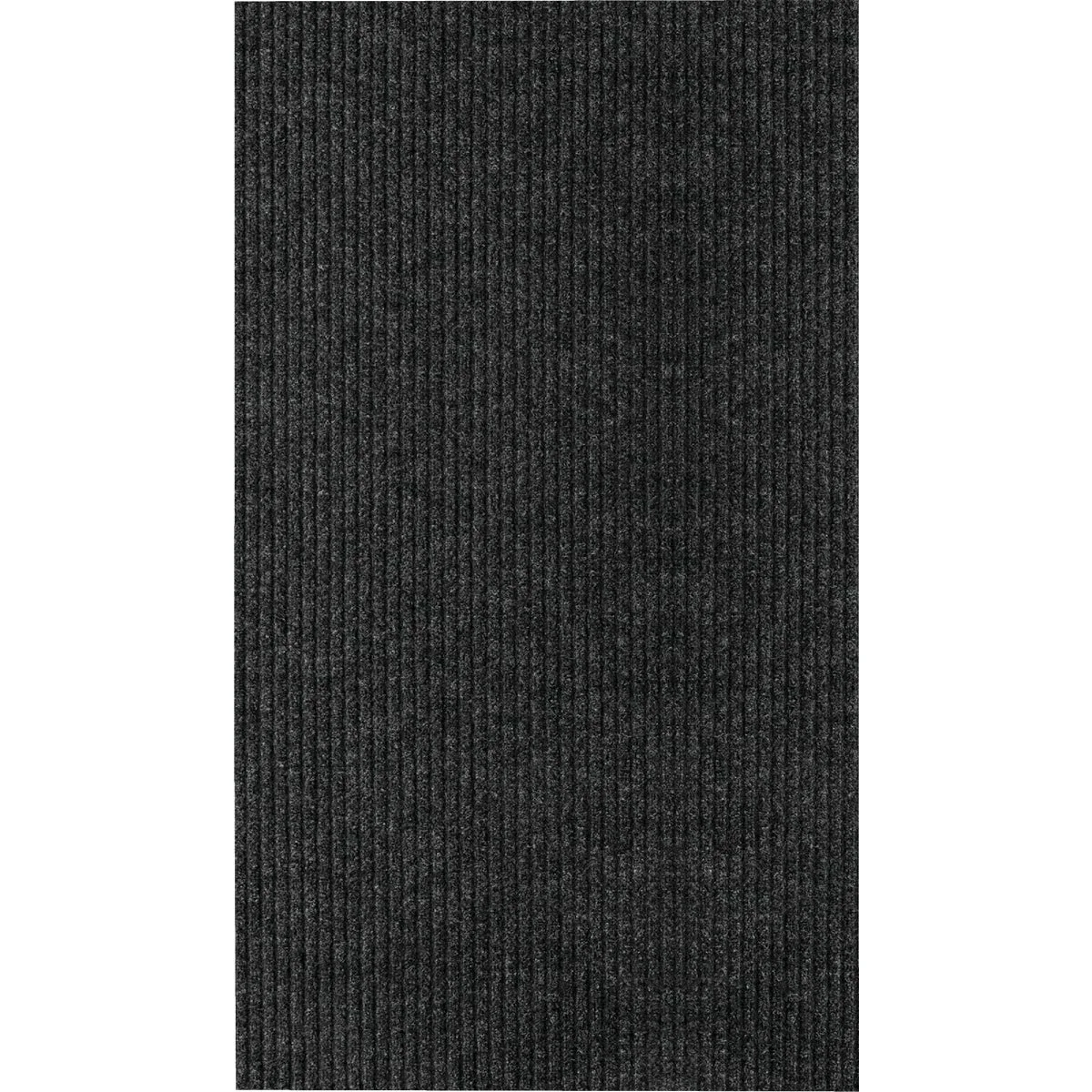 Responsible Multy Home Concord 26 In. x 45 Ft. Charcoal Carpet Runner Indoor Outdoor Organic