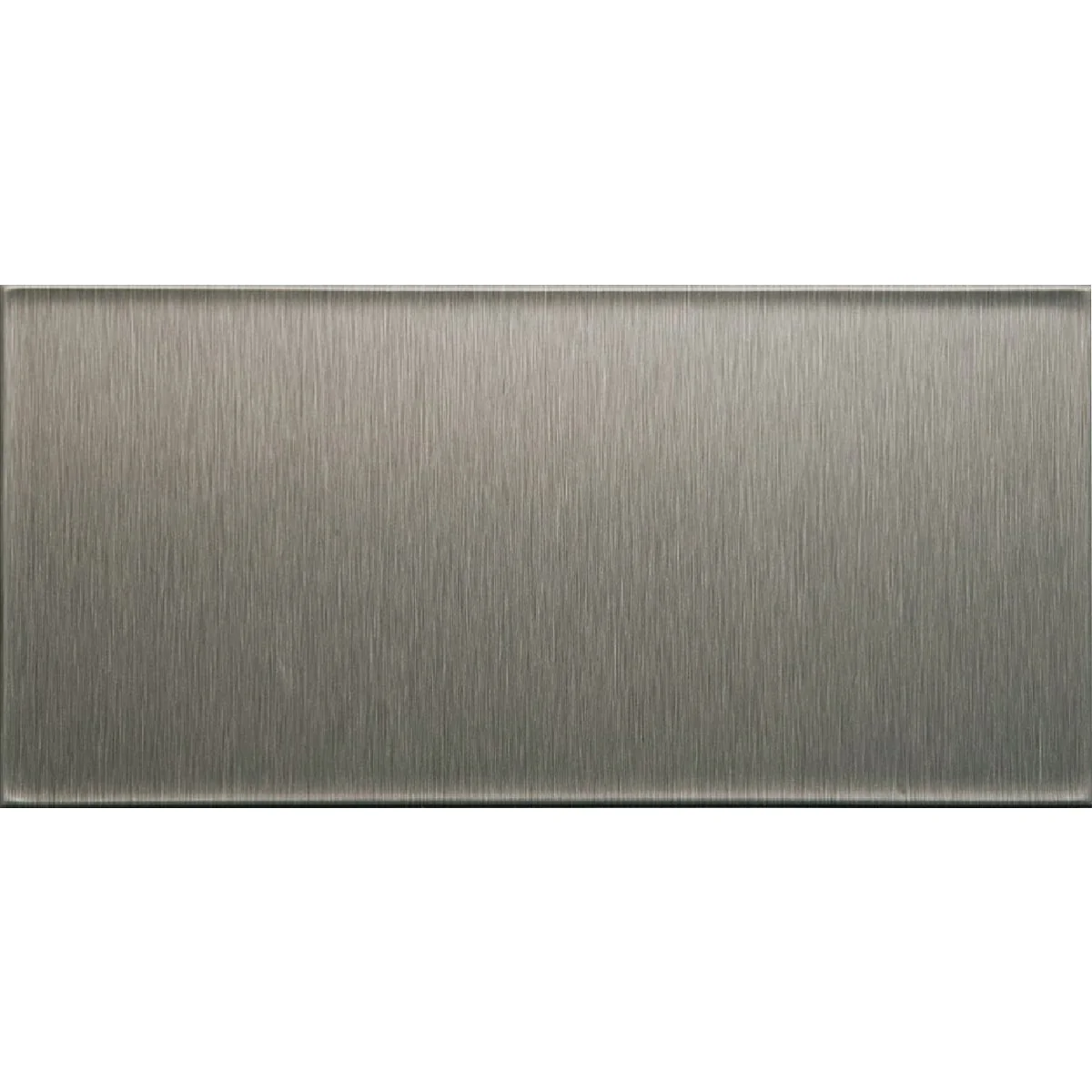 Carefully Designed Aspect 3 In. x 6 In. Aluminum Backsplash Peel Stick Short Grain Stainless 8-Pack Fast