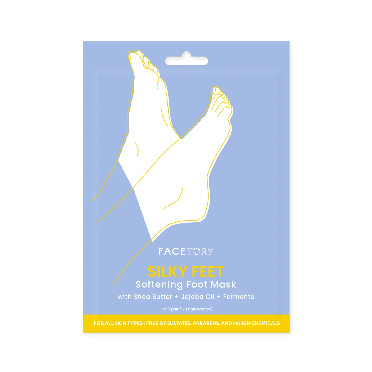 Original FaceTory Silky Feet Softening Foot Mask Elegant