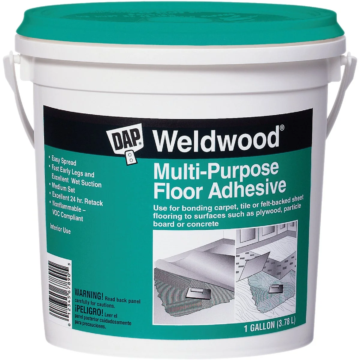 First-Class DAP Weldwood Multi-Purpose Floor Adhesive 1 Gal. Effective