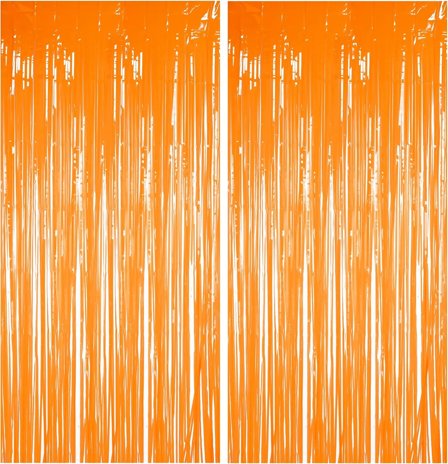Minimalist BRAVESHINE Orange Streamers Party Backdrop Halloween Decorations 2 Pack Genuine