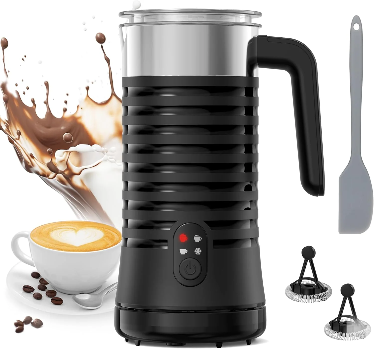 Expertly Made Milk Frother and Steamer Airyoyo 4-in-1 Milk Frother Electric Milk Frother Hot Cold Foam Temperature Control Original
