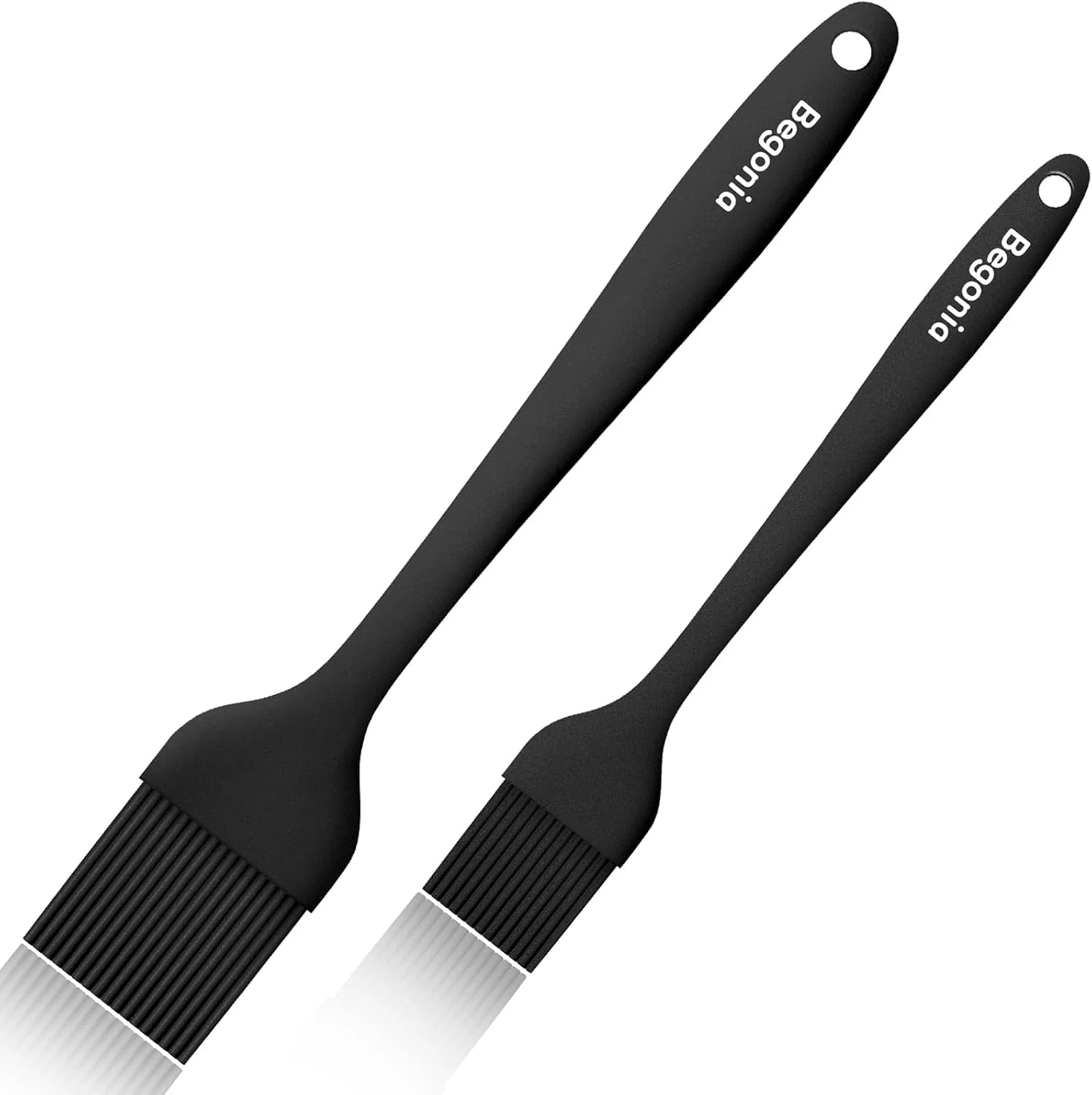 Contemporary Pastry Brush-Begonia Silicone Basting Brush for Cooking 2pcs 10 8 in Heat Resistant Food Brushes for Baking Grilling Fine Crafted