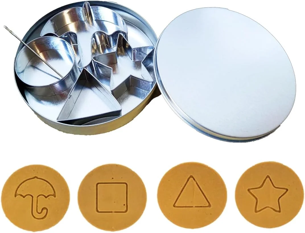 Soft Korean Dalgona Cookie Cutters – 6PC Stainless Steel Set Exclusive