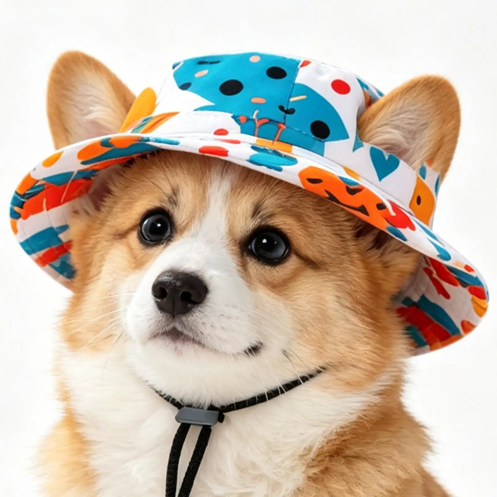 Official Adjustable Sun Hat for Cats Small Dogs Soft