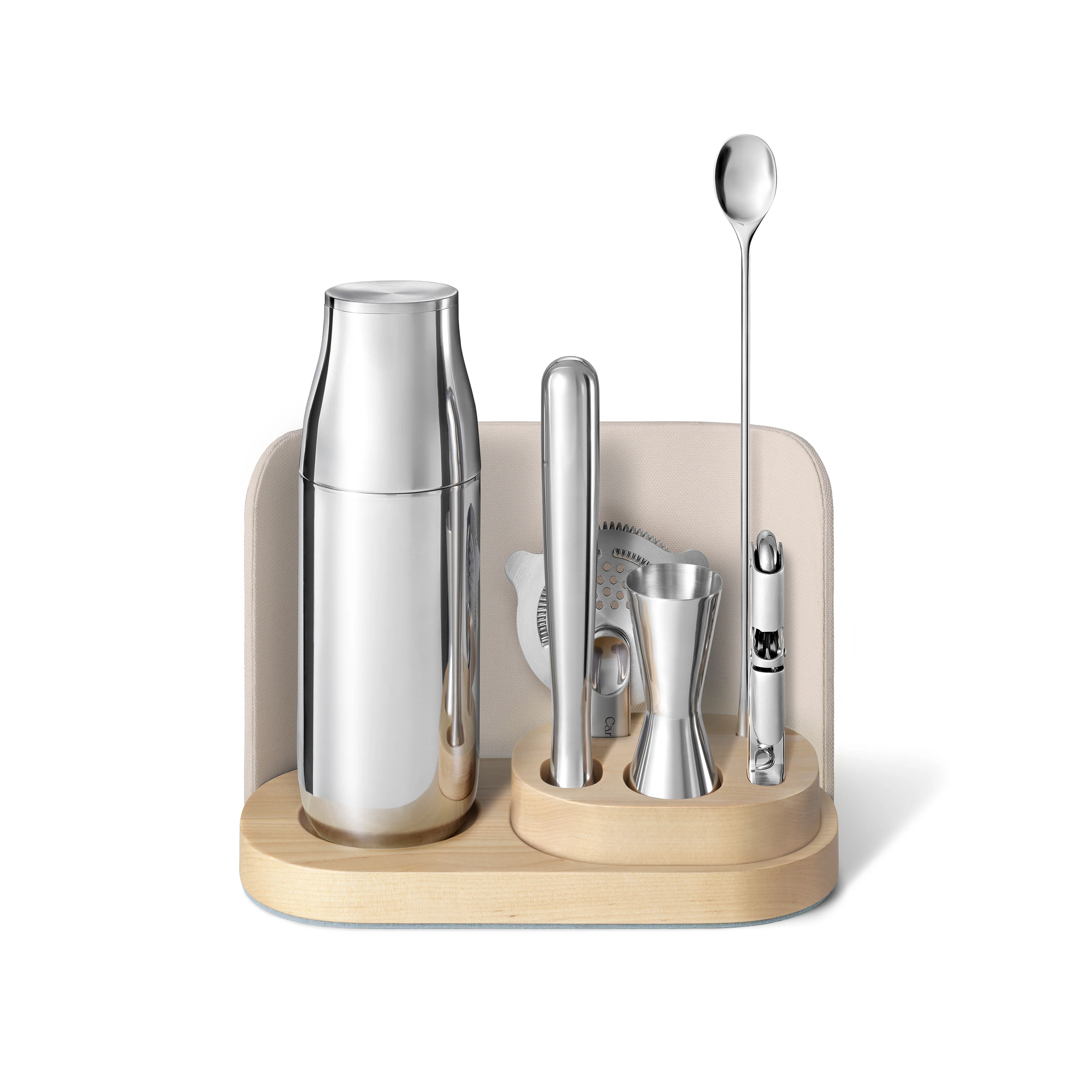 Versatile Caraway Stainless Steel Complete Bar Set Clean