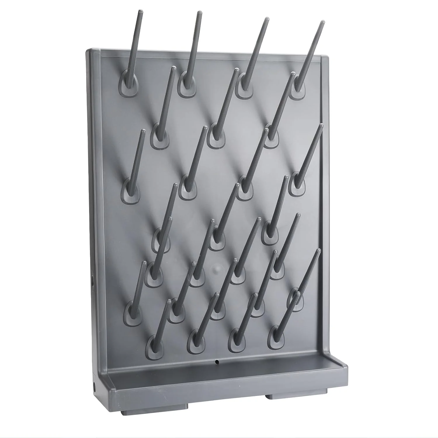 Innovative Lab Drying Racks – Lab Supply Pegboard Bench 27 Pegs Drying Rack Lab Wall Mounted Test Tube Dryer Detachable PP Lab Rack Long-Lasting