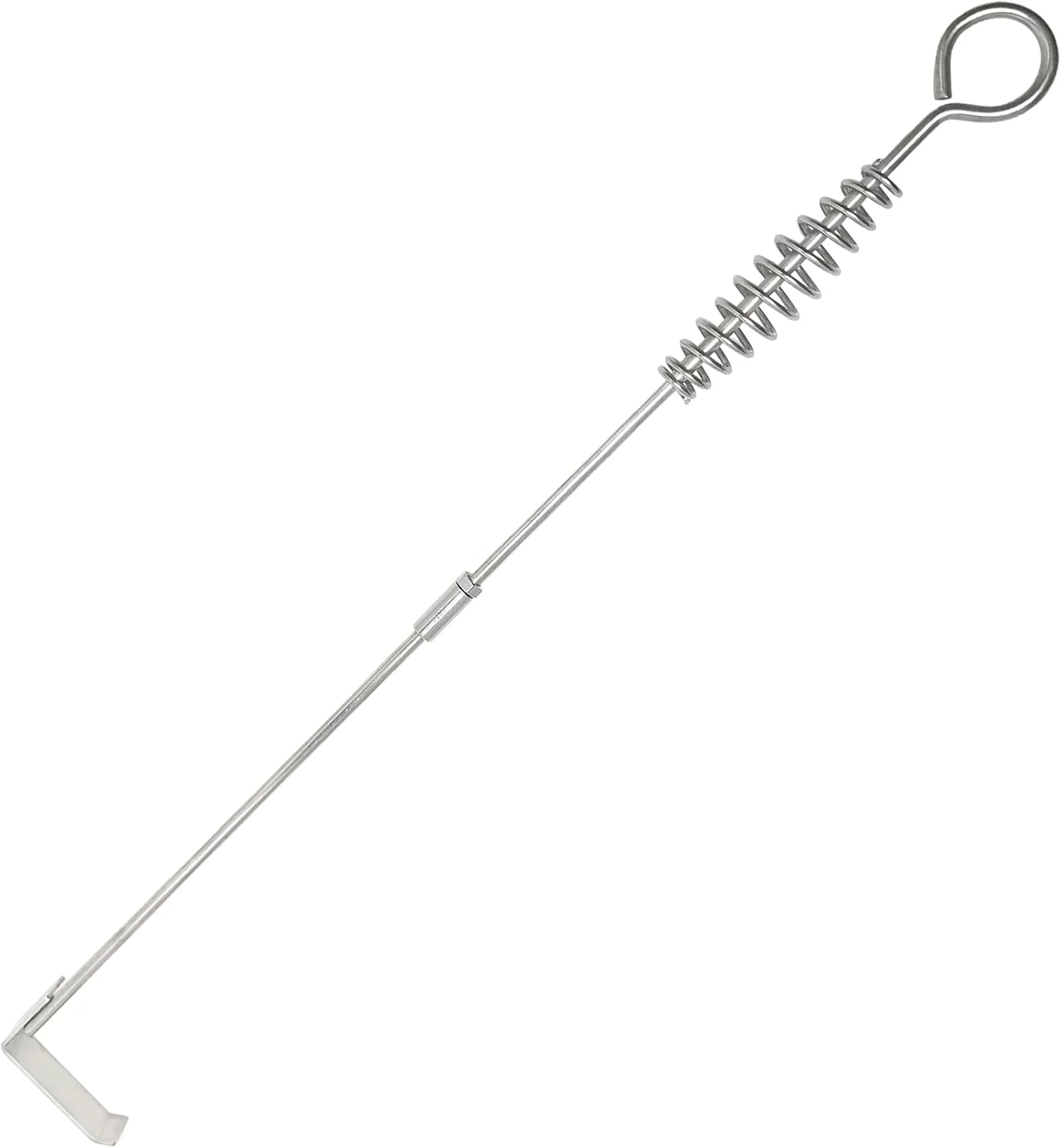 Prestigious 22 BBQ Ash Tool Poker Rake Charcoal and Grill Cleaning Ash Tools for Big Green Egg Kamado Joe and Other Charcoal Grills Corner Cleaner Accessories High-End