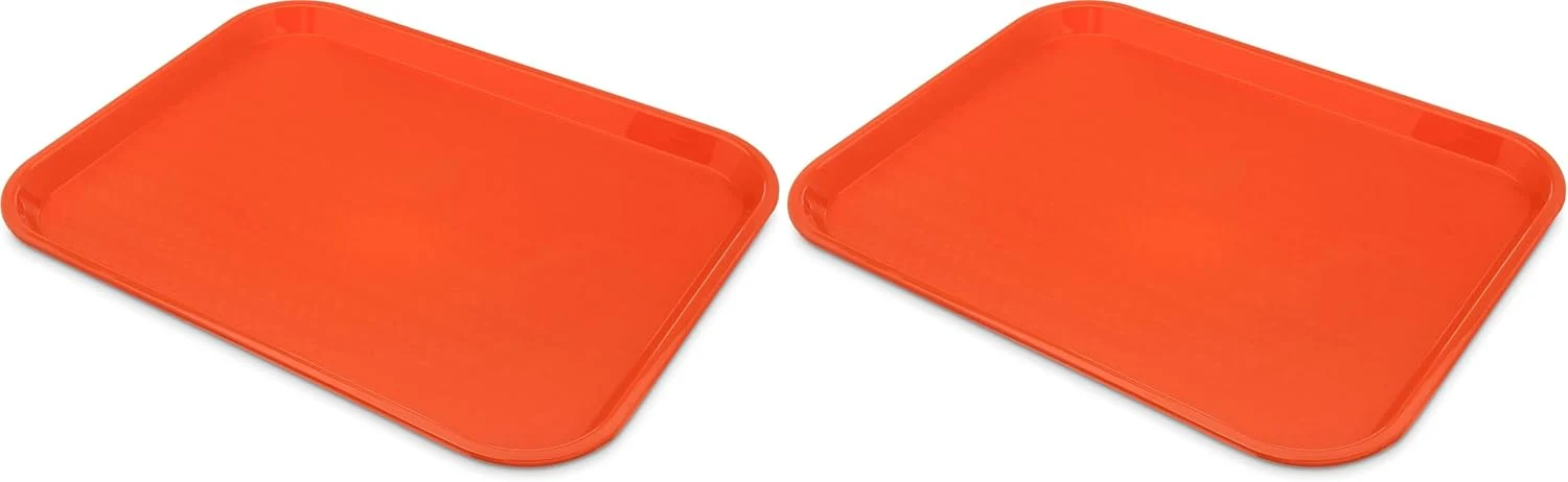 Prestigious CFS CT141824 Café Standard Cafeteria Fast Food Tray 14 x 18 Orange Pack of 2 Reliable