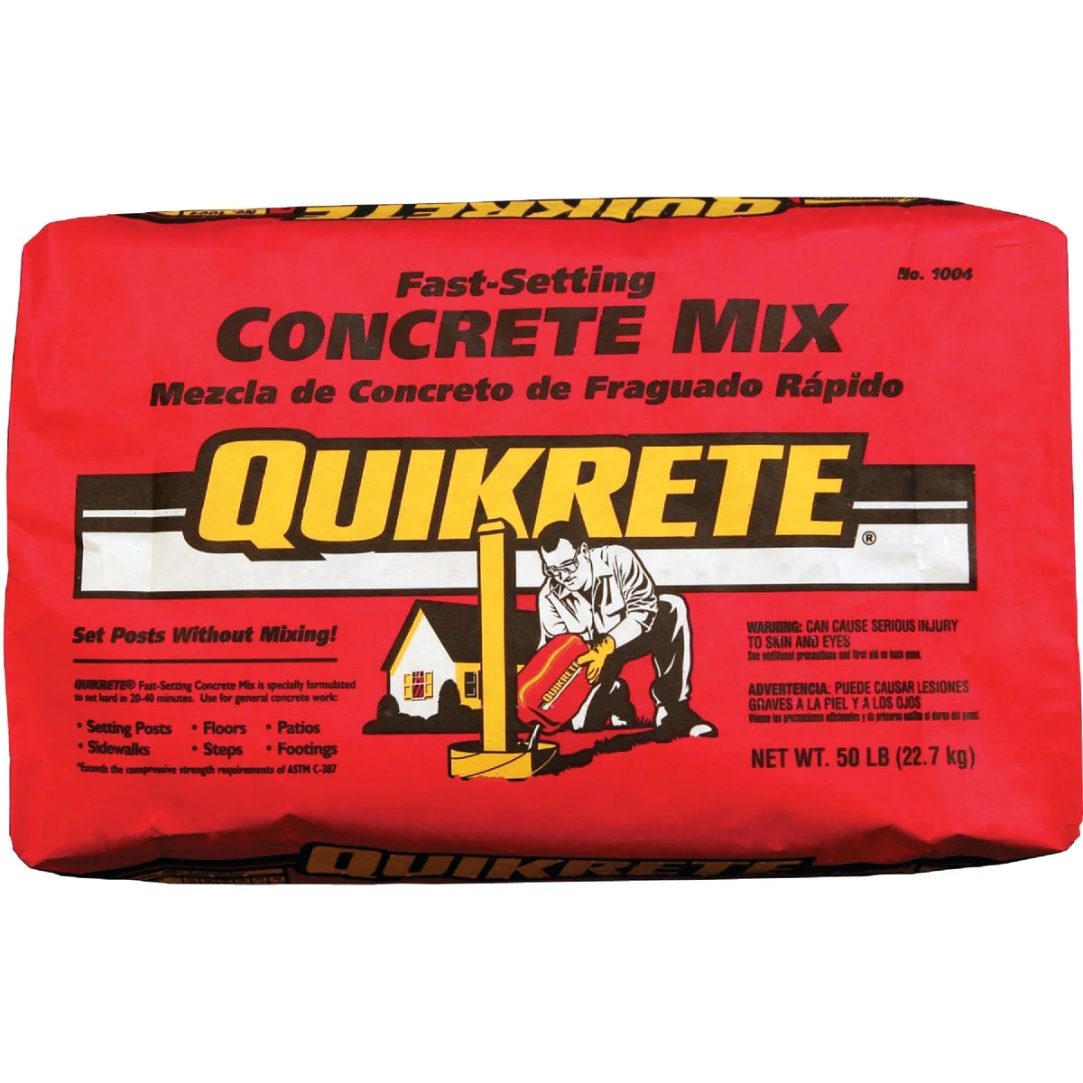 Unique Quikrete Fast-Set 50 Lb Concrete Mix Convenient