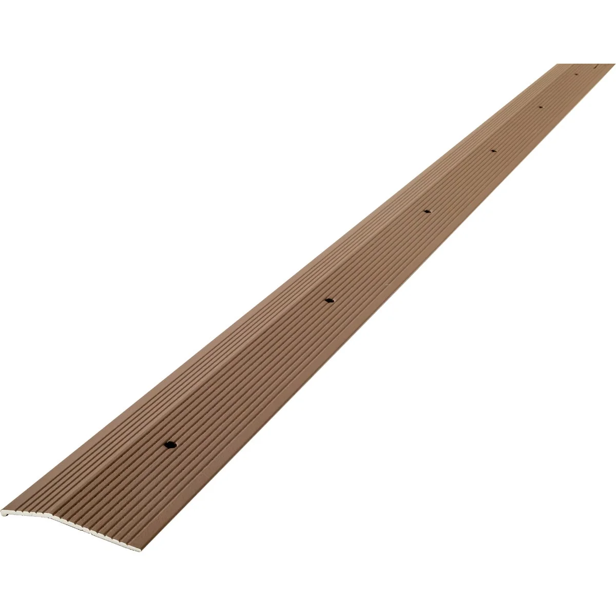 Secure M-D Spice Fluted 2 In. x 72 In. Aluminum Carpet Trim Trusted