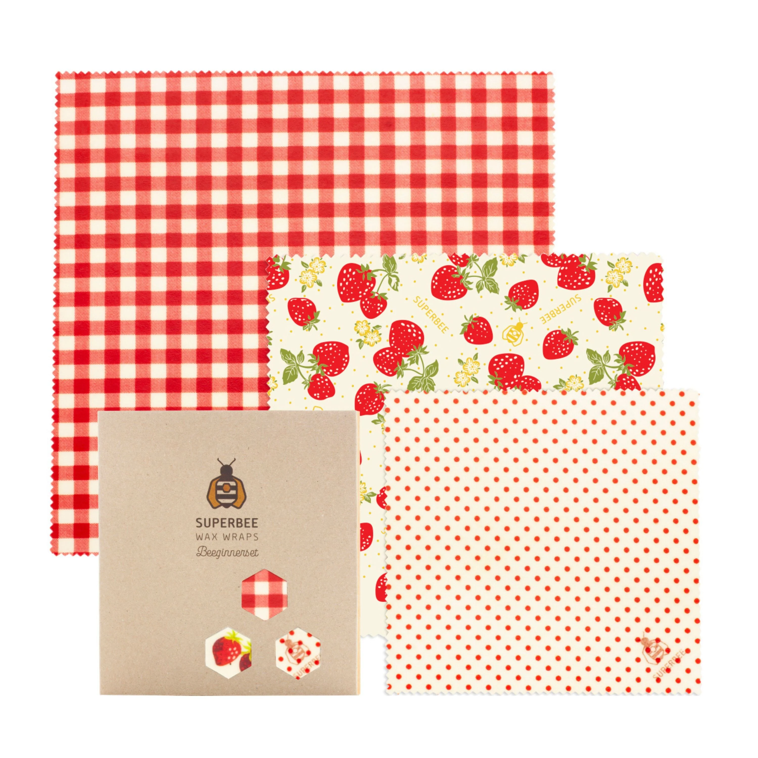 Professional SuperBee Beeswax Wrap Beeginner Set Responsible