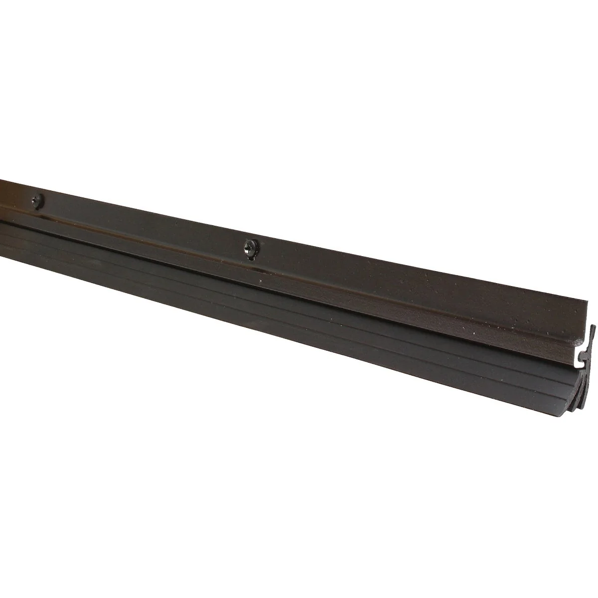 Dependable M-D 1-1 4 In. x 36 In. Bronze Aluminum Vinyl Door Sweep Detailed