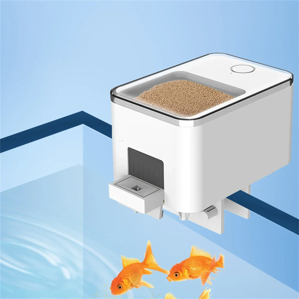 Classic Automatic Fish Feeder for Aquariums Programmable Timer 200g Capacity Goldfish Tropical Fish Powerful