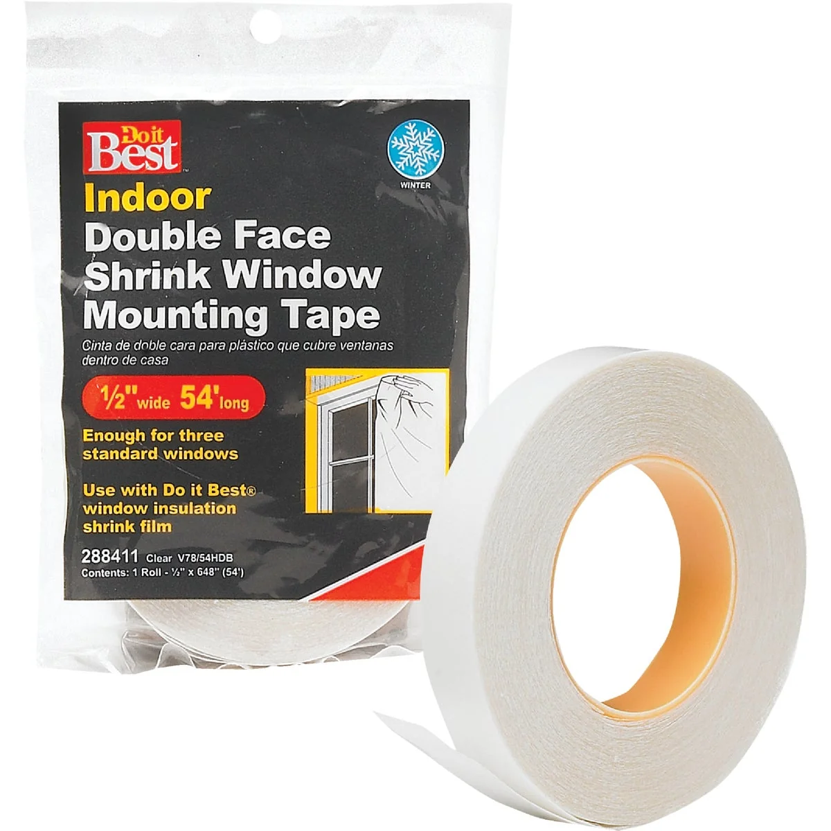 Artisan Do it 1 2 In. x 54 Ft. Indoor Window Film Tape Casual