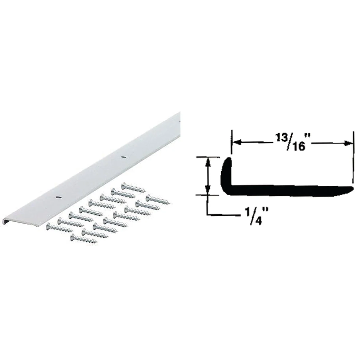 Secure M-D 13 16 In. x 8 Ft. Counter Edging Fashionable