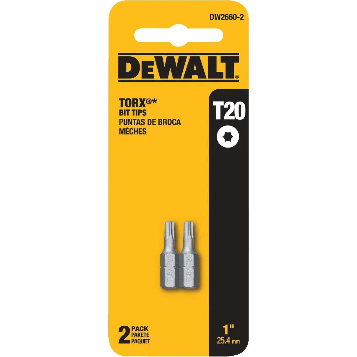 Breathable DeWalt T20 TORX 1 In. Insert Screwdriver Bit Professional