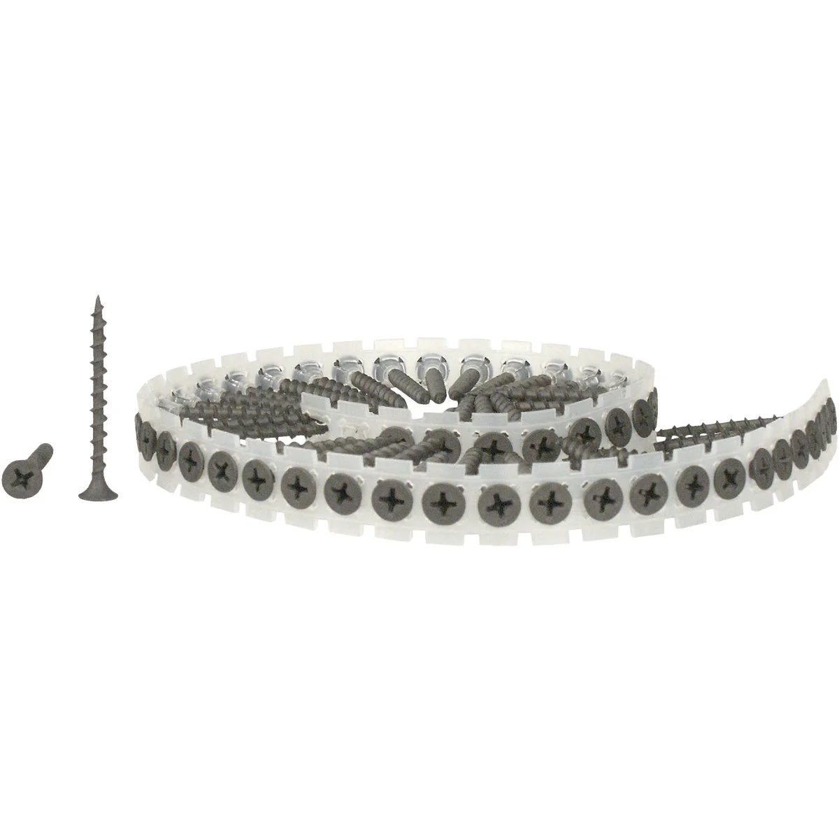 Consistent Senco DuraSpin 6 x 1-5 8 In. Phillips Bugle Head Collated Drywall Screw Phospate Finish 4000 Ct. Exclusive