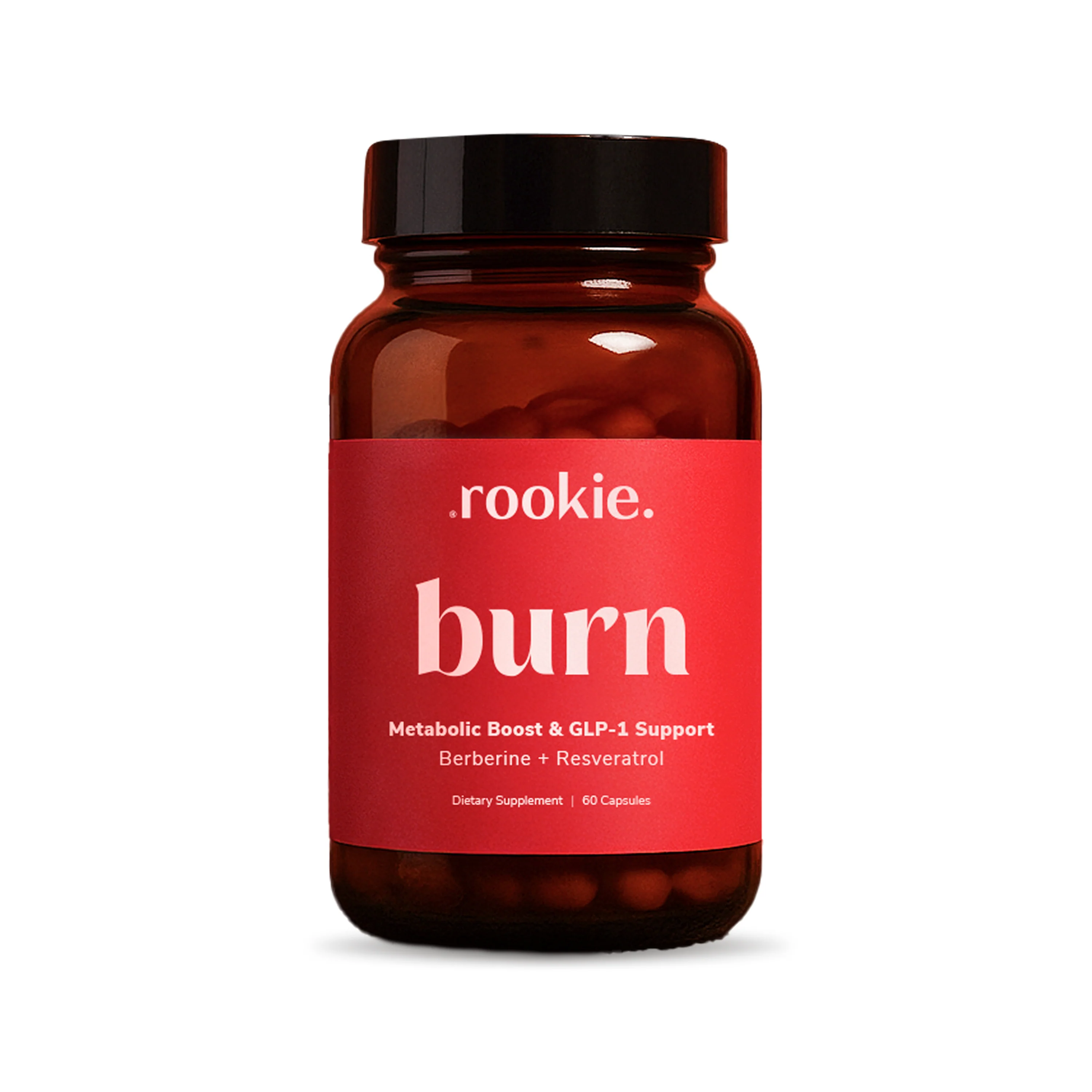 Healthy Rookie Wellness Burn Capsules Metabolic Boost GLP-1 Support Detailed