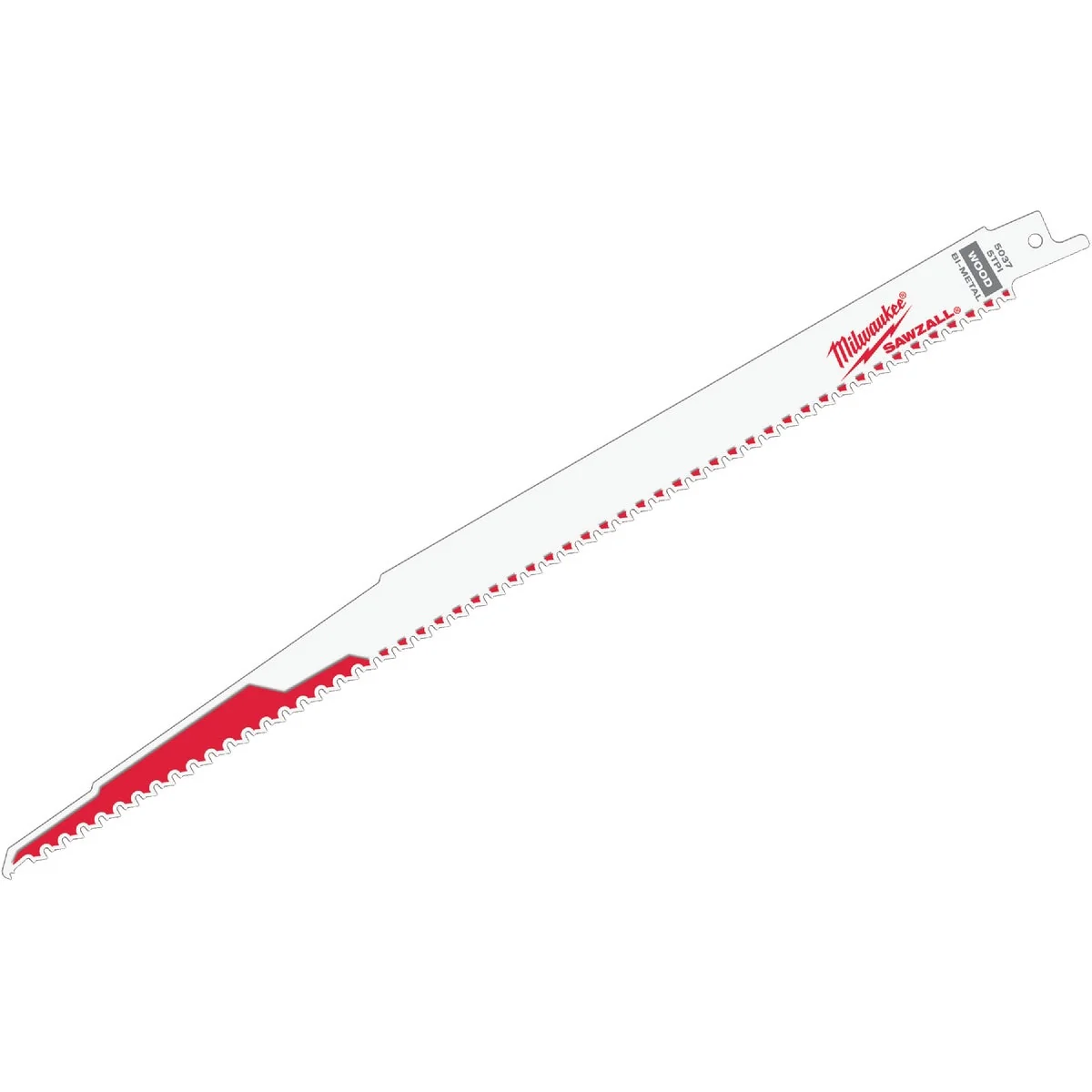 Refined Milwaukee Sawzall 12 In. 5 TPI Wood w Nails Reciprocating Saw Blade Fine Crafted