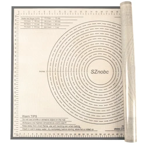 Casual Silicone Pastry Mat 34X26 inch Baking Mat for Rolling Dough Original Design