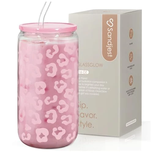 Trusted Leopard Glass Bottle Natural
