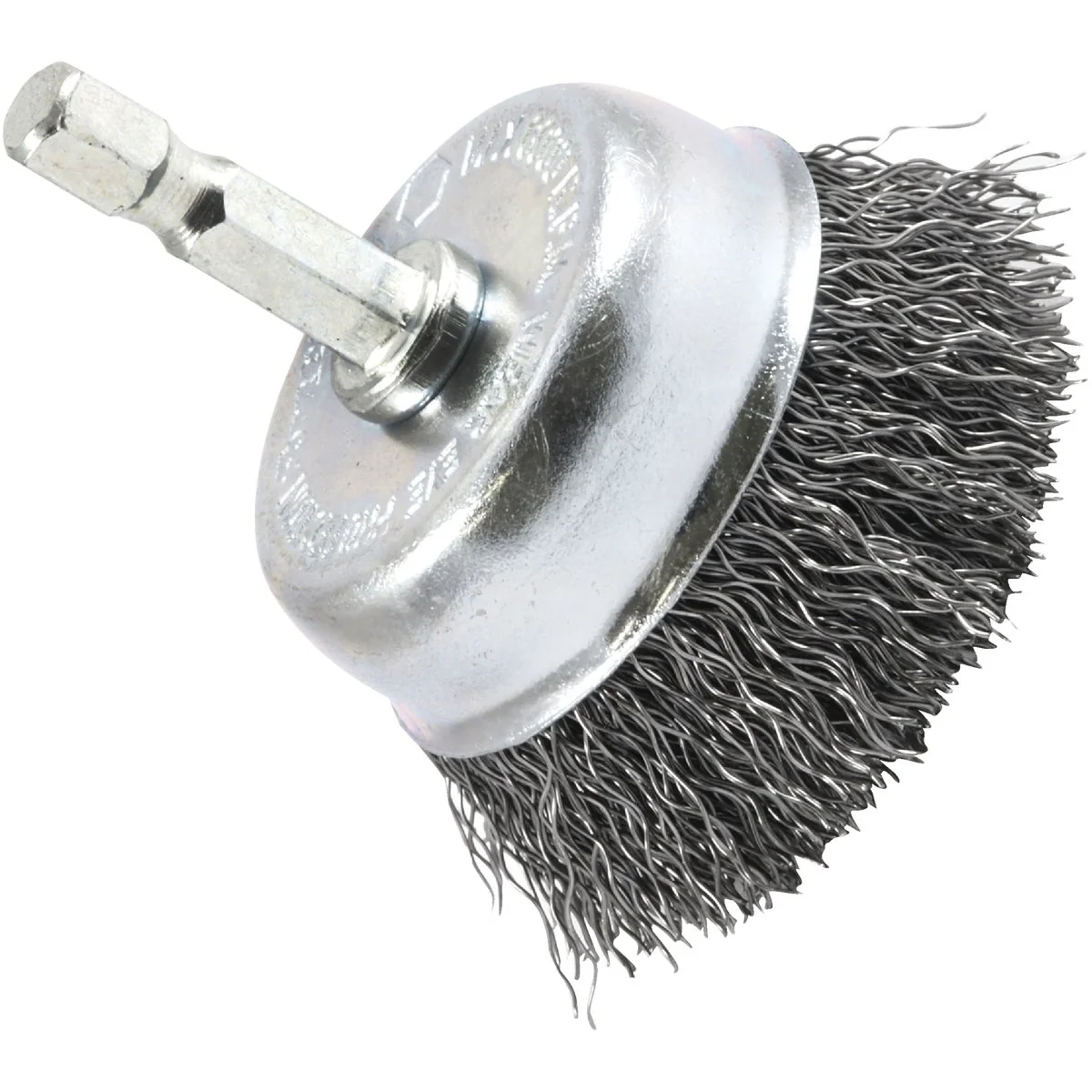 Modern Forney 2 In. 1 4 In. Hex Coarse Drill-Mounted Wire Brush Classic