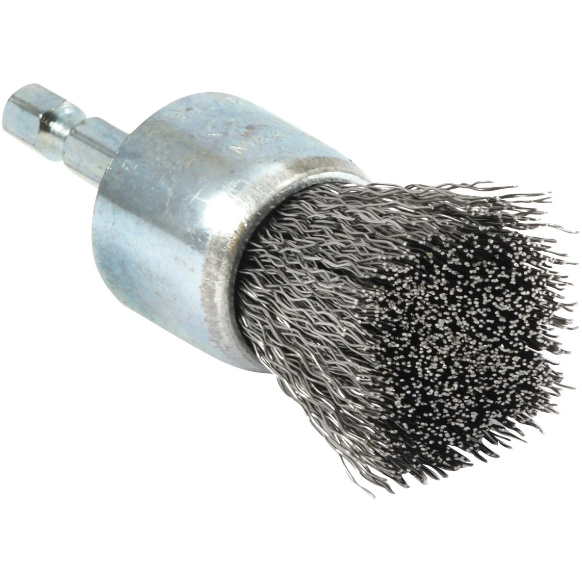 Fine Crafted Forney 1 In. Hex .008 In. Drill-Mounted Wire Brush Fine