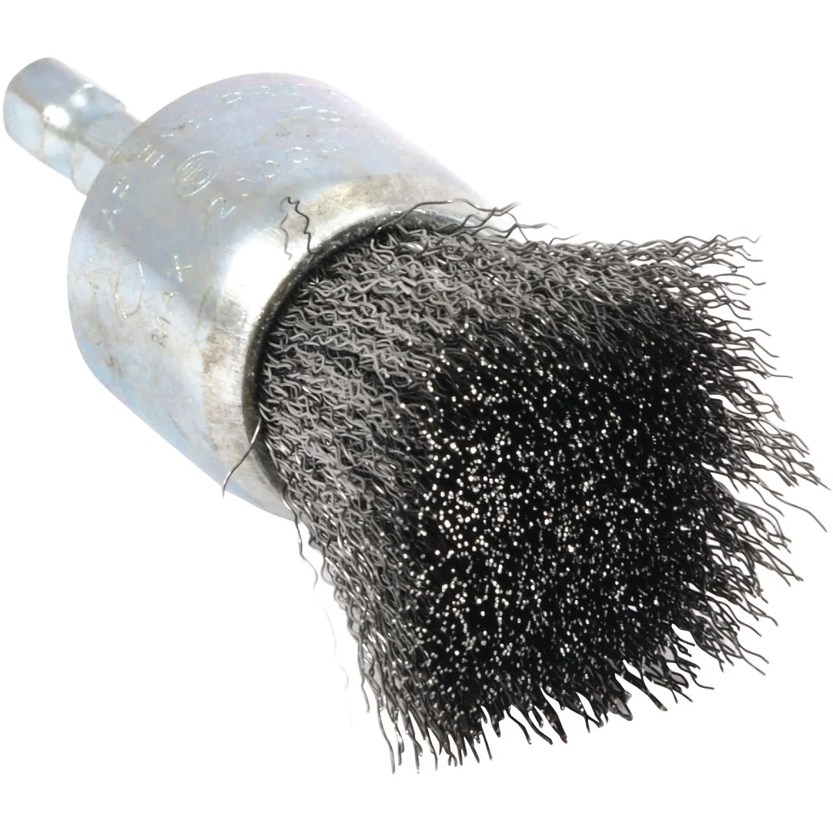 Original Forney 1 In. Hex .012 In. Drill-Mounted Wire Brush Superior