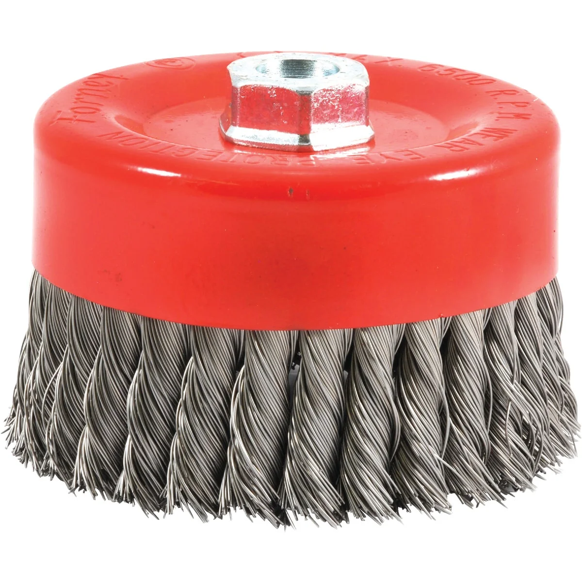 Soft Forney 6 In. Knotted .020 In. Angle Grinder Wire Brush Prestigious